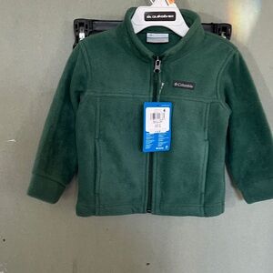 Columbia Forest Green Fleece Jacket